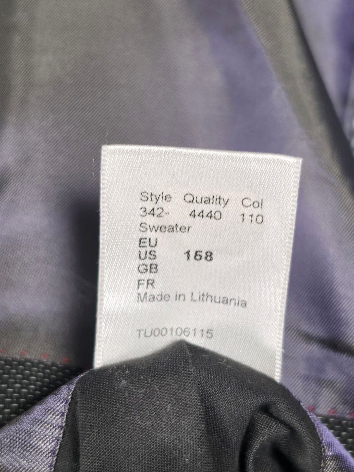 OSCAR JACOBSON Wool Blazer Sweater Jacket Size 158 58 XL Grey Premium Suit