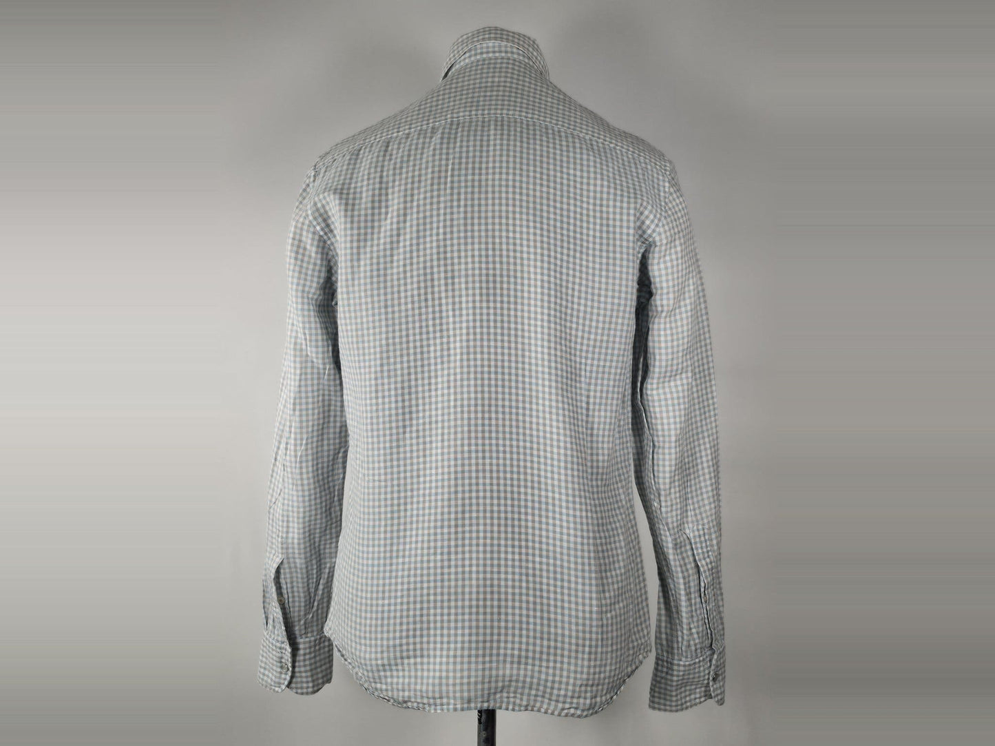 STENSTRÖMS Slim Fit Shirt Size 39 S M Blue Premium Cotton Twill Luxurious