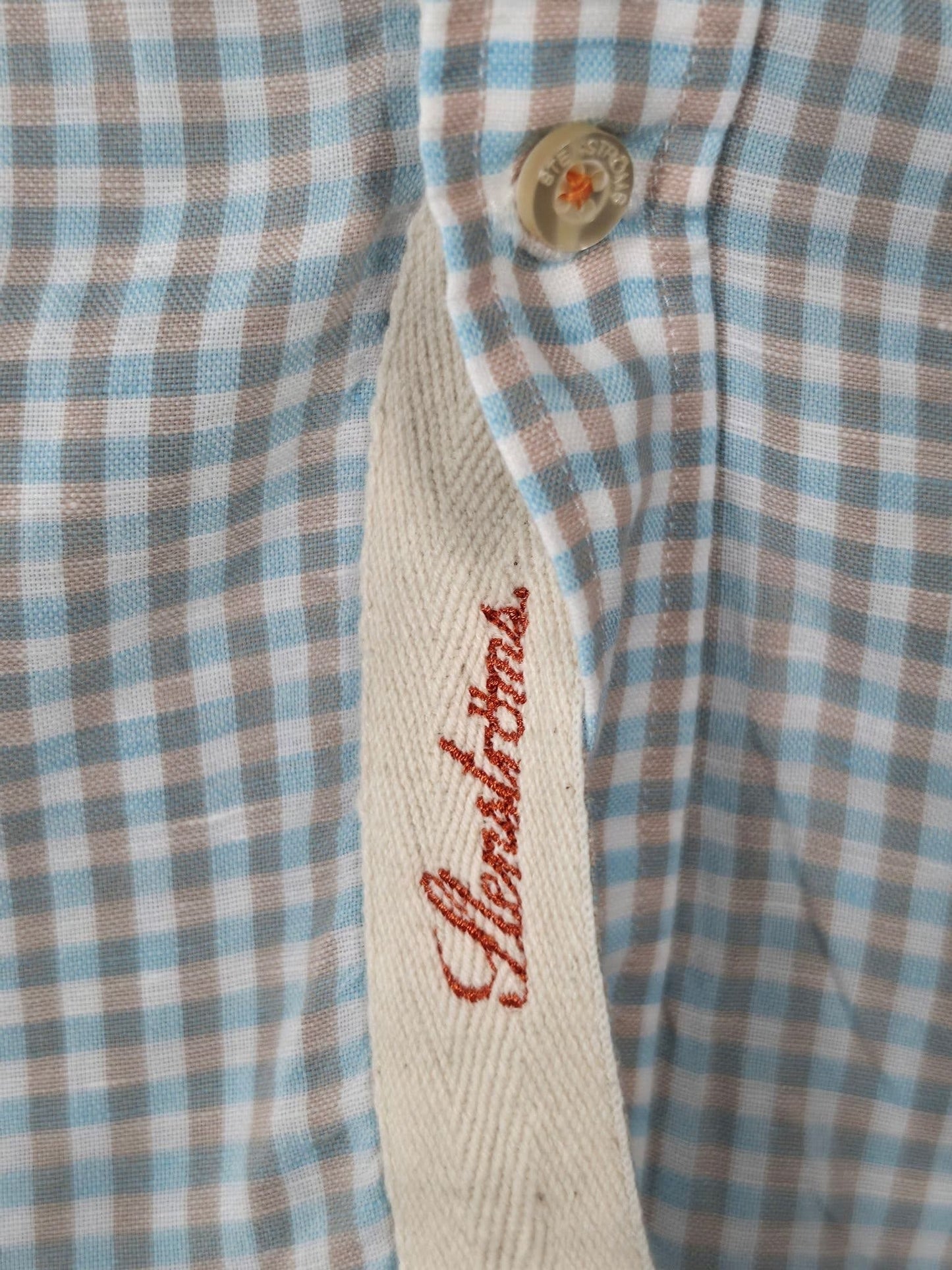 STENSTRÖMS Slim Fit Shirt Size 39 S M Blue Premium Cotton Twill Luxurious