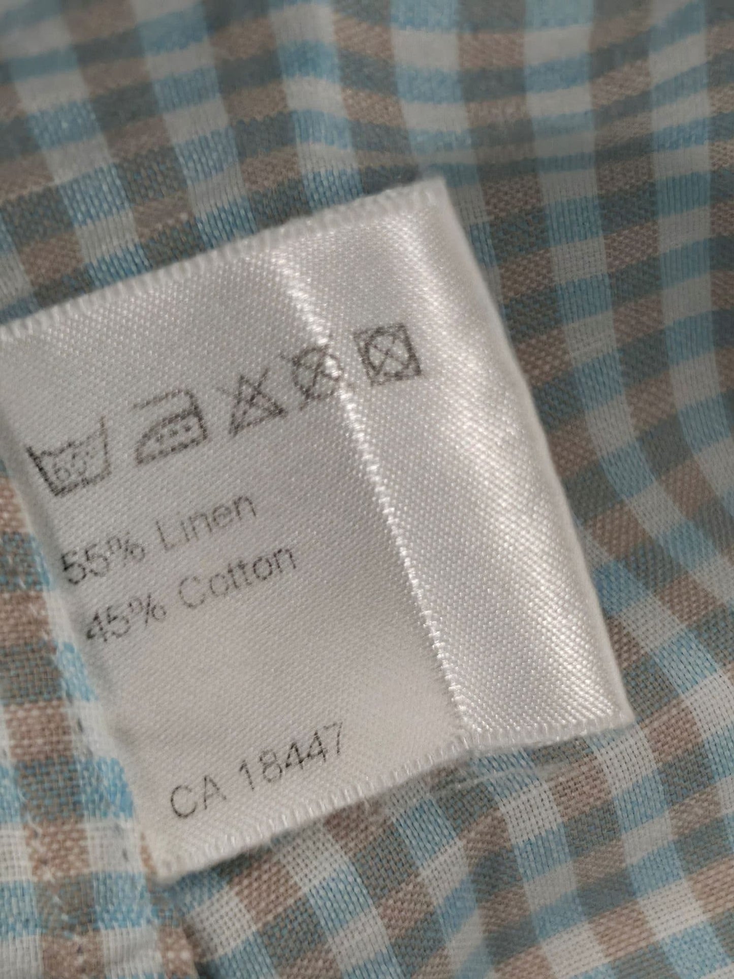 STENSTRÖMS Slim Fit Shirt Size 39 S M Blue Premium Cotton Twill Luxurious