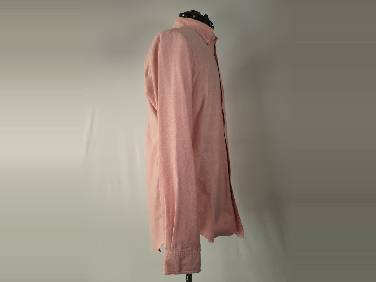 RALPH LAUREN Slim Fit Oxford Shirt Size L Pink 100% Cotton Premium Dress Casual