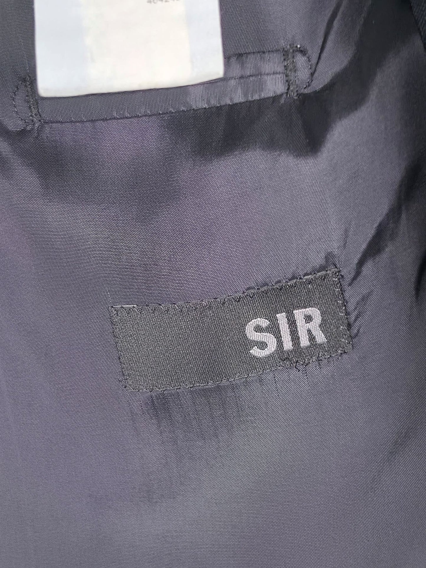 SIR OF SWEDEN Steve 3 Blazer Jacket Size 48 M Black Wool Viscose Premium Suit