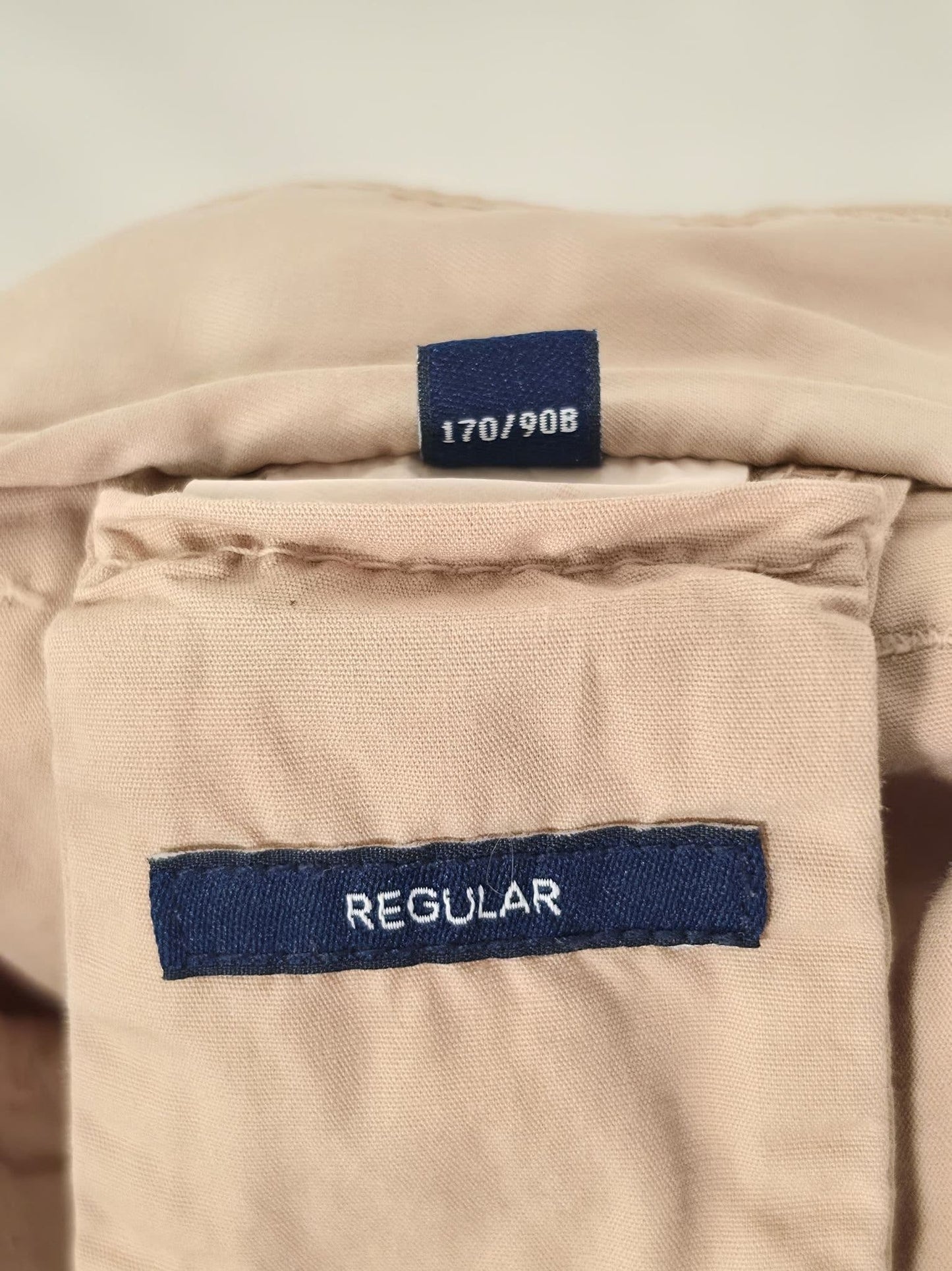 GANT Chino Shorts Size W33 L M 33 Beige Cotton Stretch Casual Classic Regular