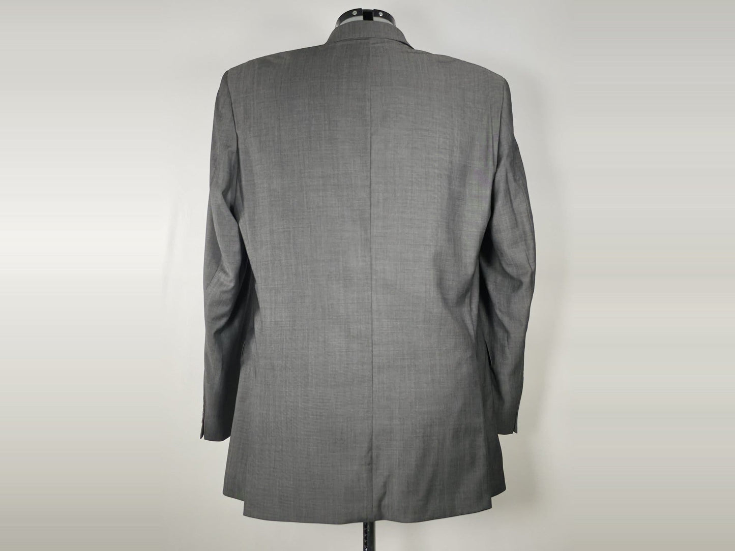 MARIO BARUTTI Guabello Suit Size 52 L Gray Super 150’s Virgin Wool Premium Slim