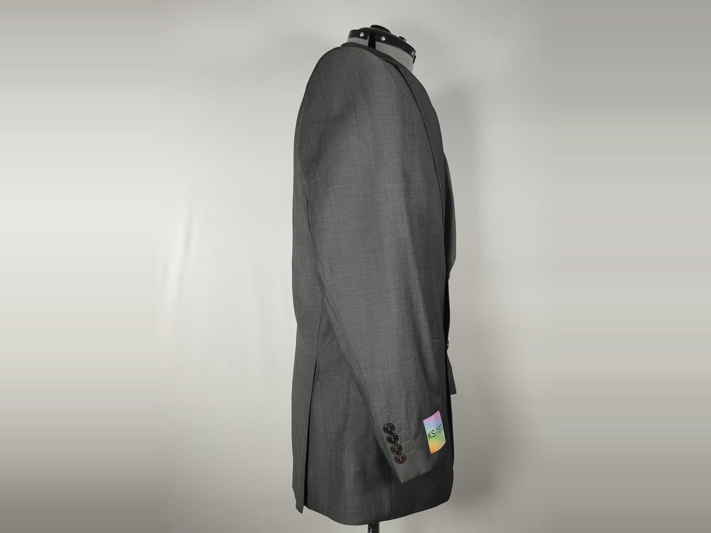 MARIO BARUTTI Guabello Suit Size 52 L Gray Super 150’s Virgin Wool Premium Slim