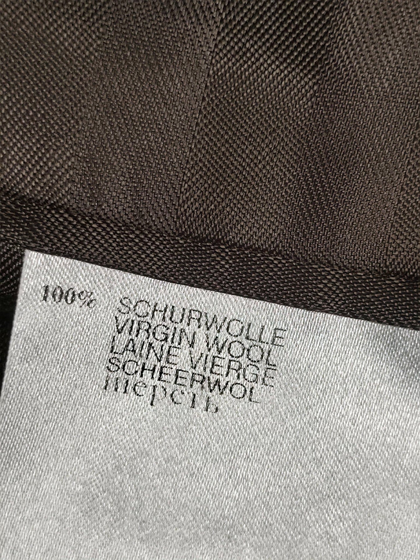 MARIO BARUTTI Guabello Suit Size 52 L Gray Super 150’s Virgin Wool Premium Slim