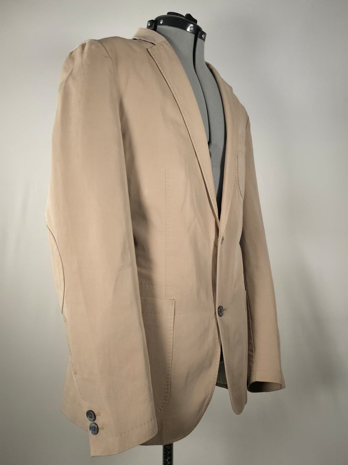 MARC O’POLO Jona Blazer Jacket Size 54 XL Beige Cotton Linen Blend Premium