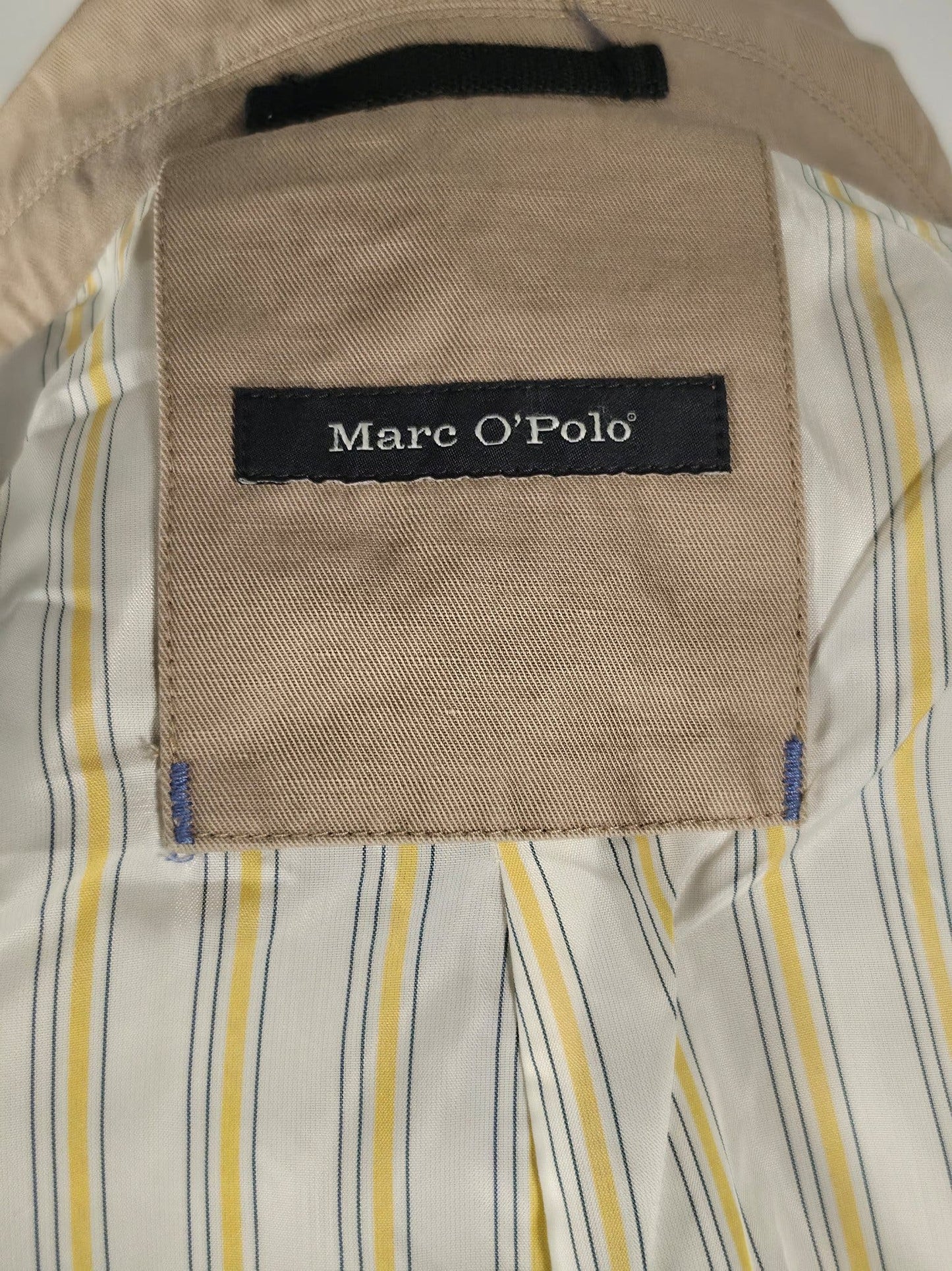 MARC O’POLO Jona Blazer Jacket Size 54 XL Beige Cotton Linen Blend Premium